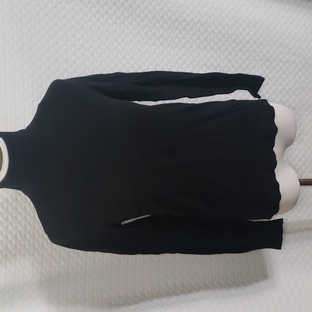Black Turtleneck Top